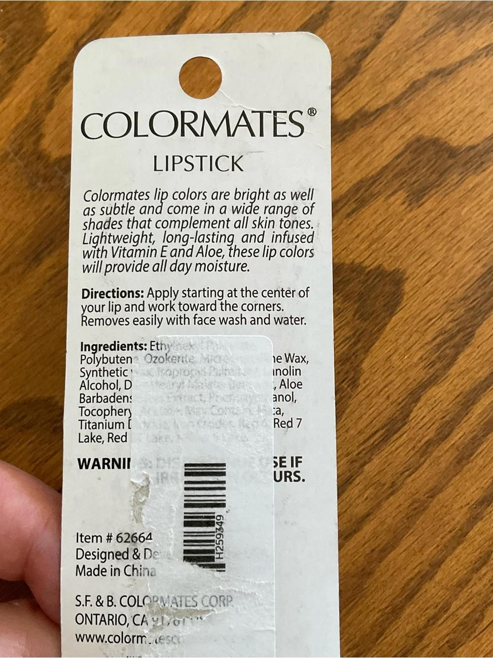 Colormates nip lipstick